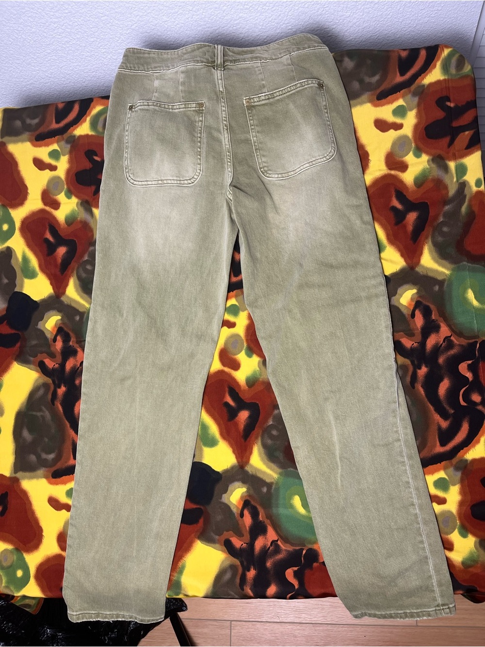 Anthropologie Pilcro patchwork jeans with floral and paisley designs women’s siz - Picture 7 of 11